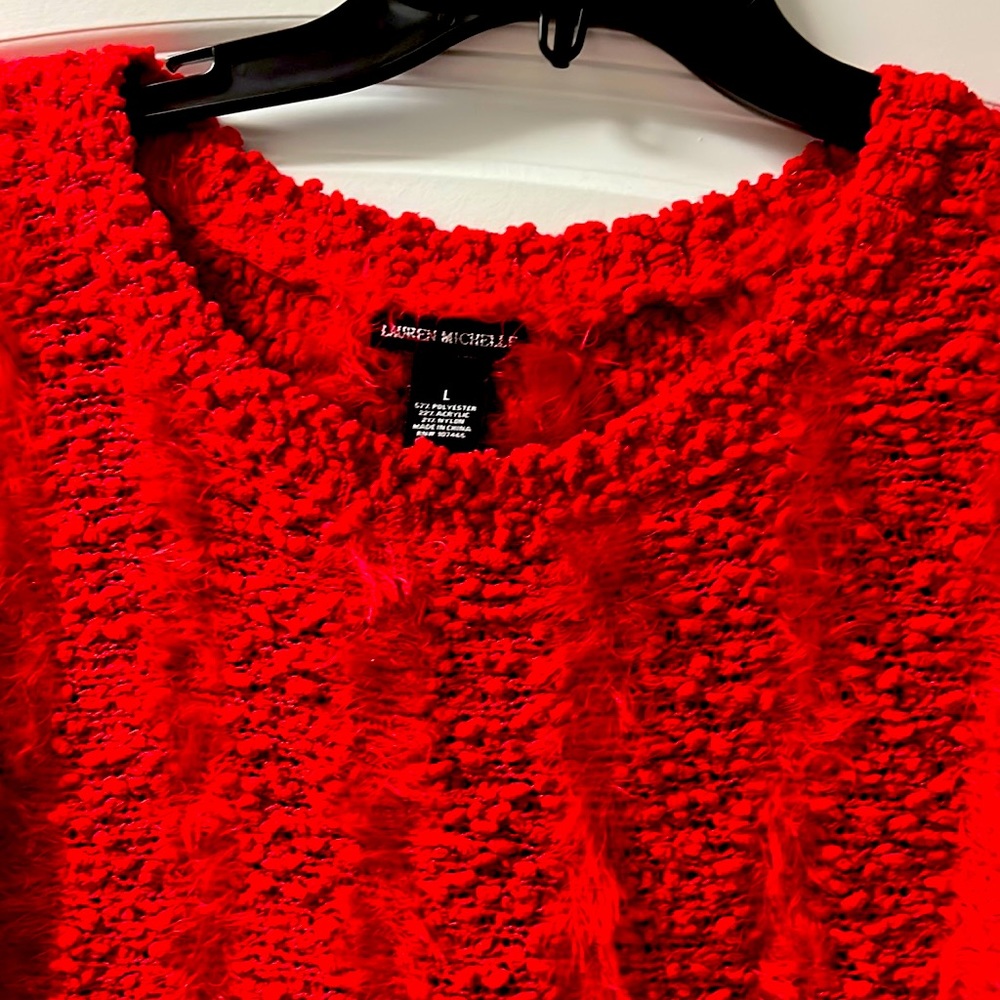 Size Large red sweater